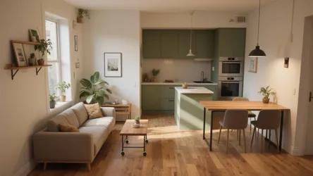 Small Living Room Ideas with Open Kitchen — 5 Tips