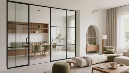 5 Drawing Room and Dining Room Partition Design Ideas