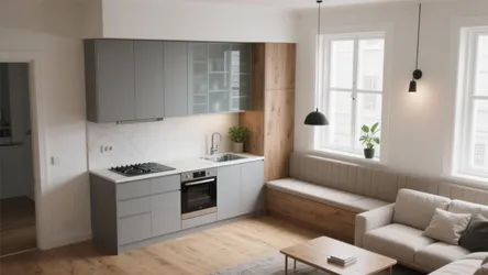 5 Small Kitchen and Living Room Combined Ideas