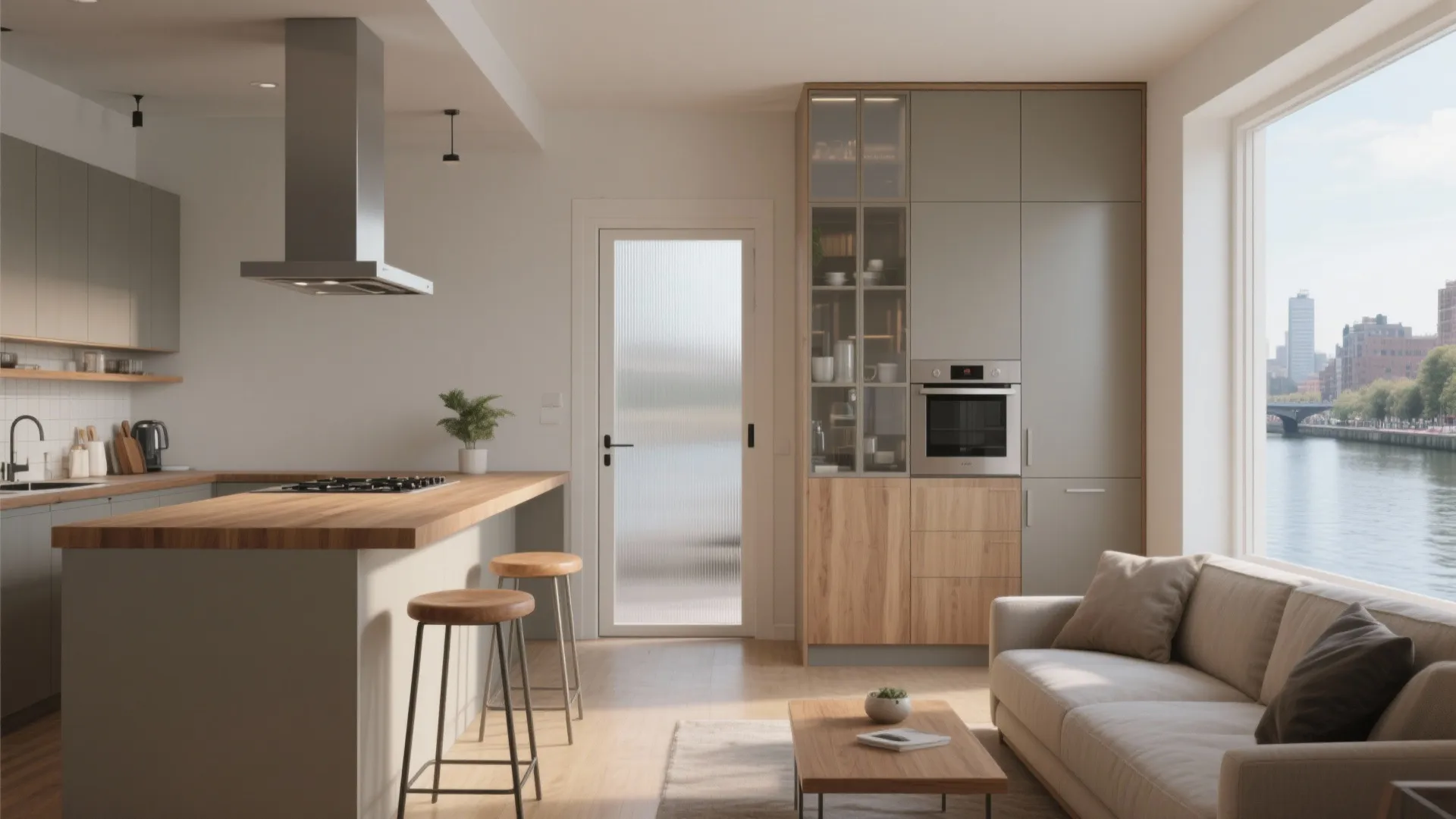2. Open-plan kitchen with clever zoning