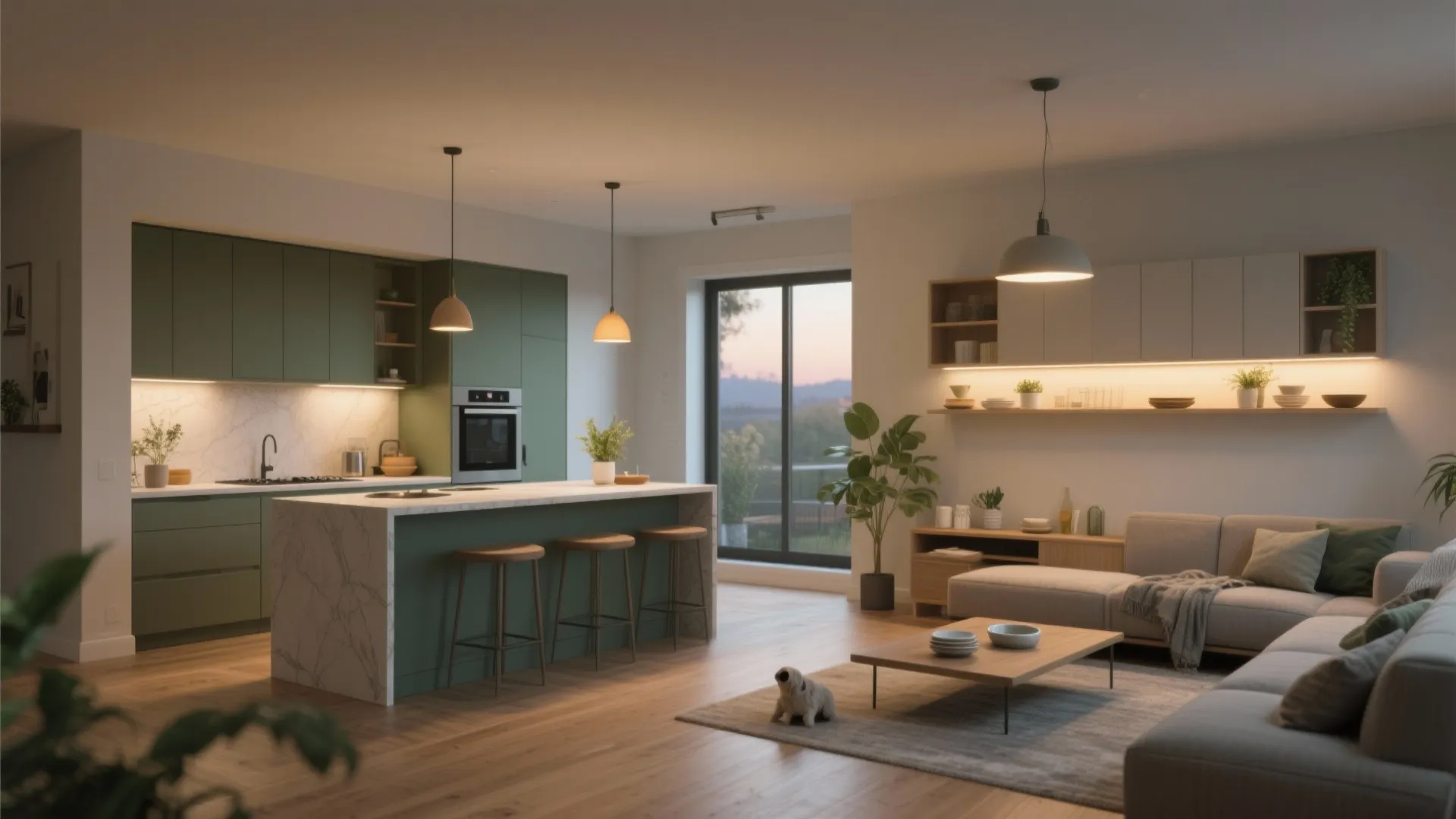 Open Living Room Kitchen Ideas — 5 Small-Space Tips: Smart, stylish solutions I’ve used to make open-plan living rooms and kitchens feel larger and cozier