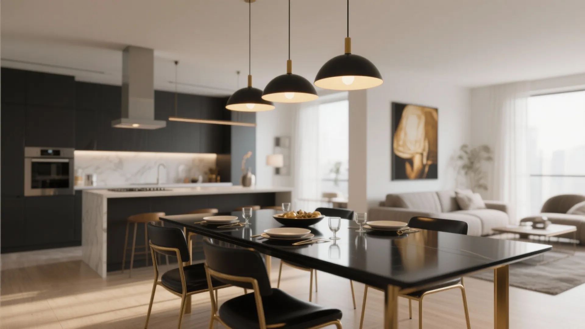 2. Use it as a focal point in an open-plan living area