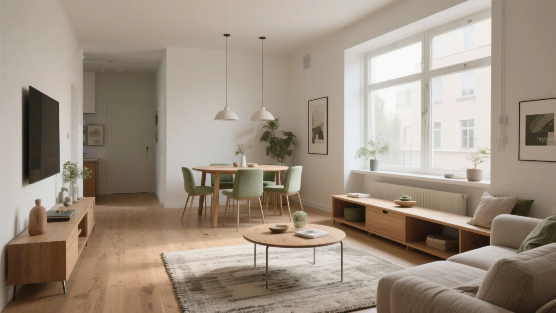 1. Open-plan living with defined zones