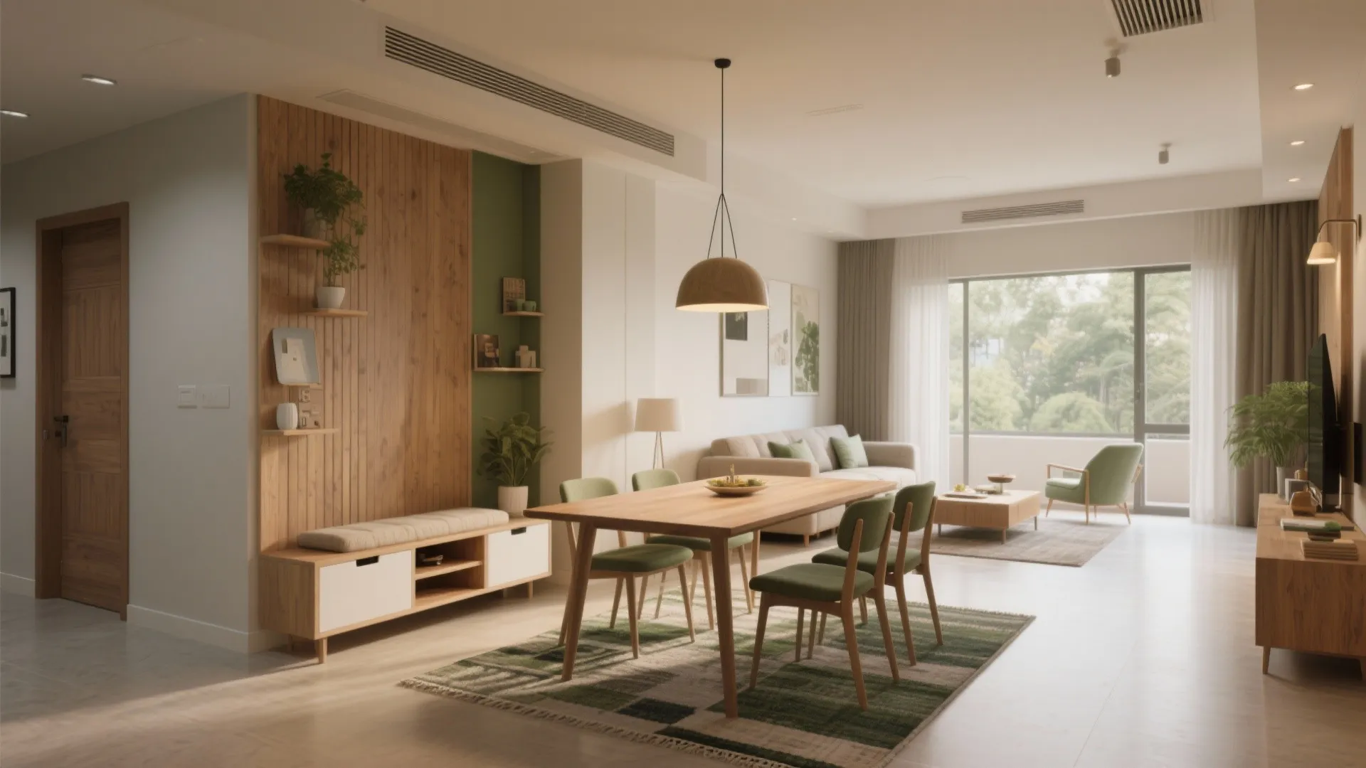 Open-plan living and dining that flex with your life