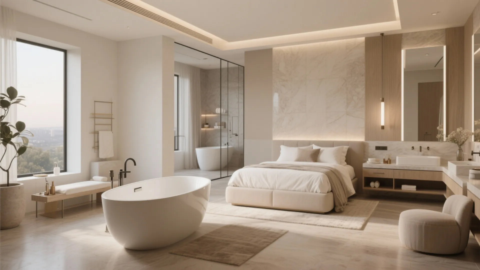 Open-Plan Luxury Ensuite