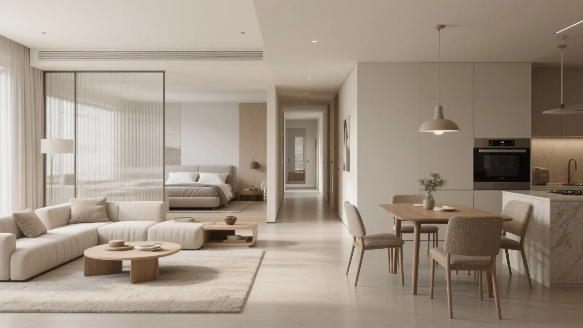 1. Open-plan living with a private master wing