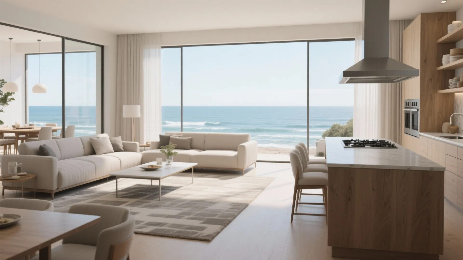 1. Maximize the view with an open-plan living core