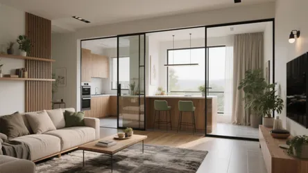 5 Living Room and Kitchen Partition Ideas That Work