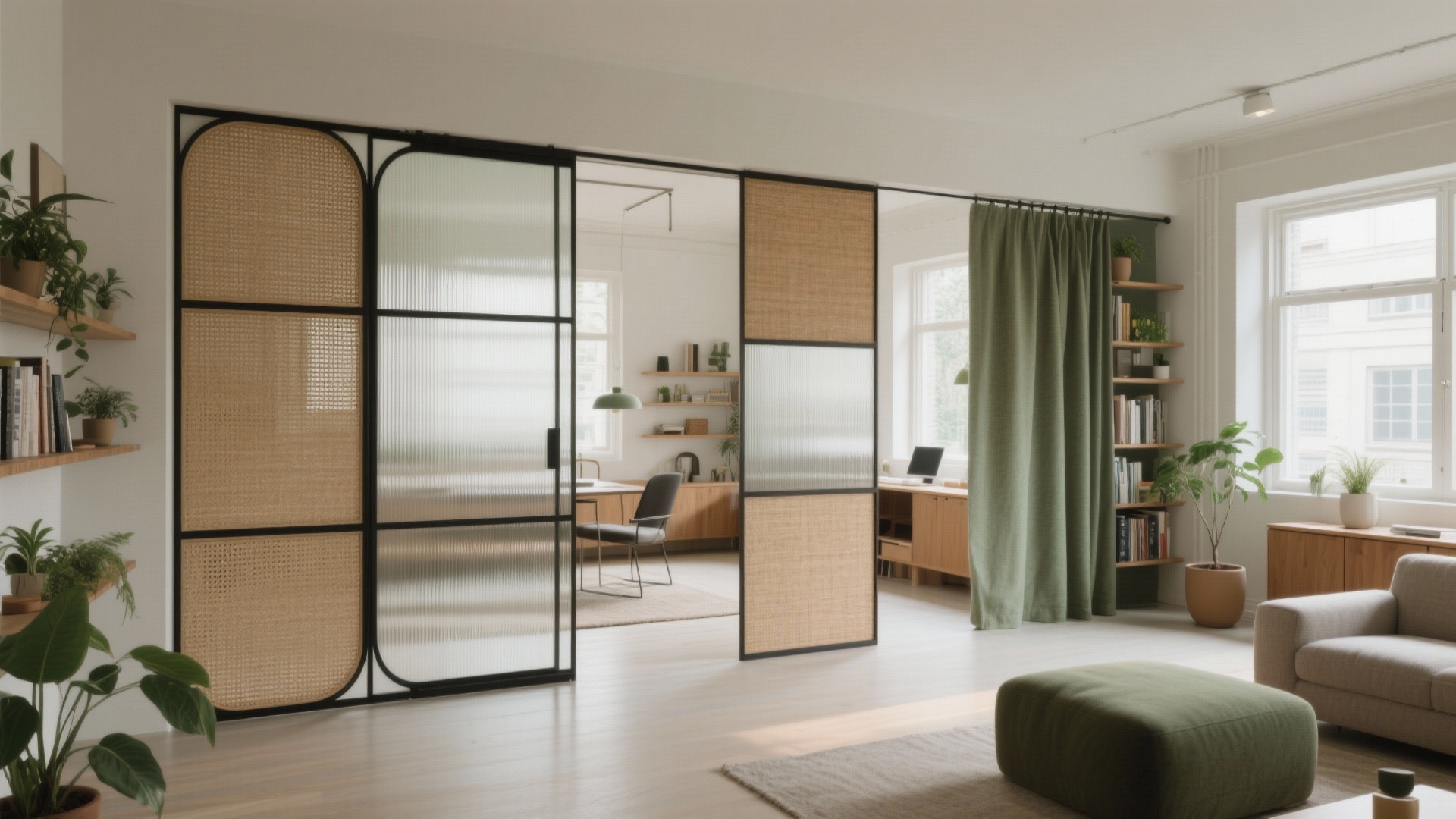 Open Plan Feels Chaotic? 9 DIY Room Divider Ideas