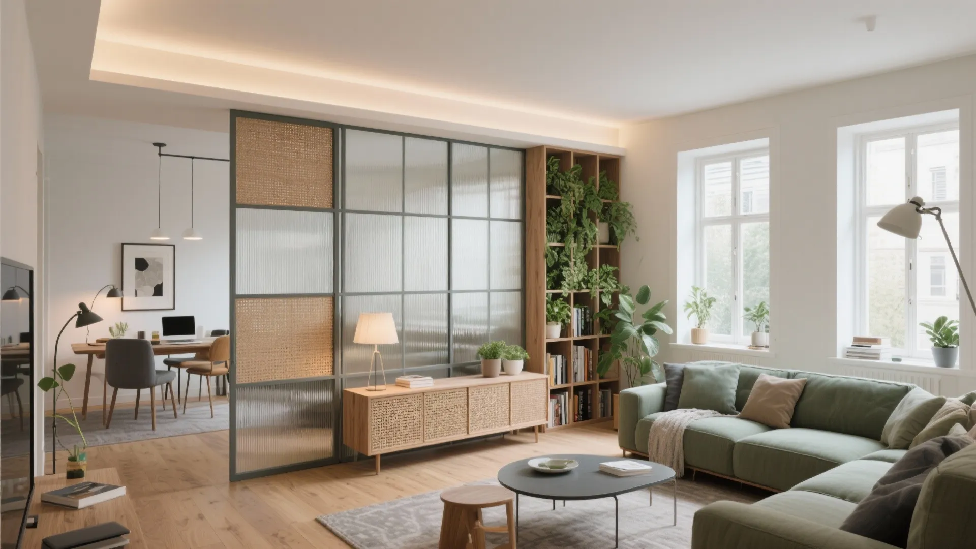 Living Room Partition Interior Design: Best Ideas for Stylish Spaces: 1 Minute to Divide and Conquer Your Living Room Layout