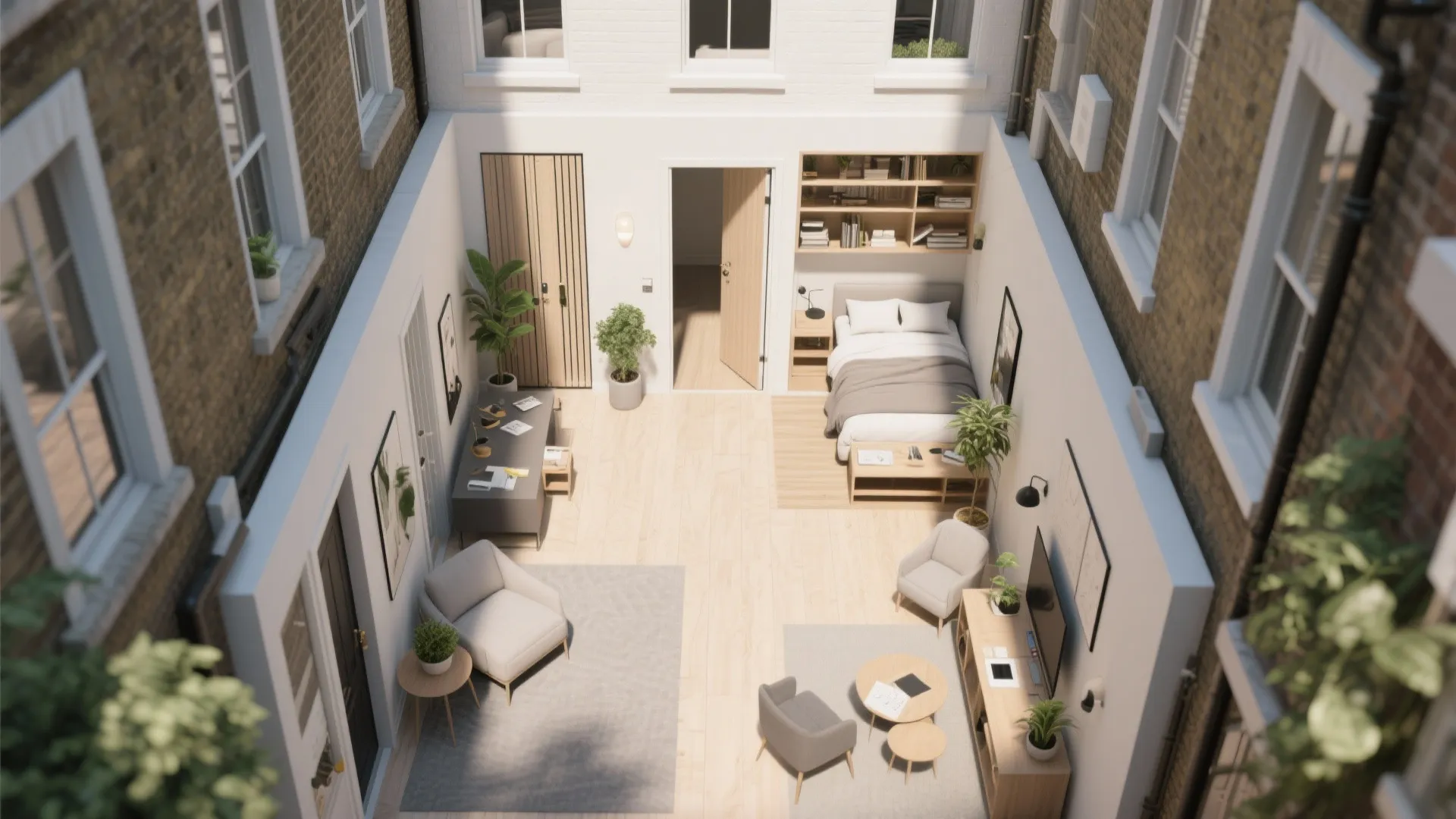 2. Open Plan with Pocket Bedrooms: Flexible Day-to-Night