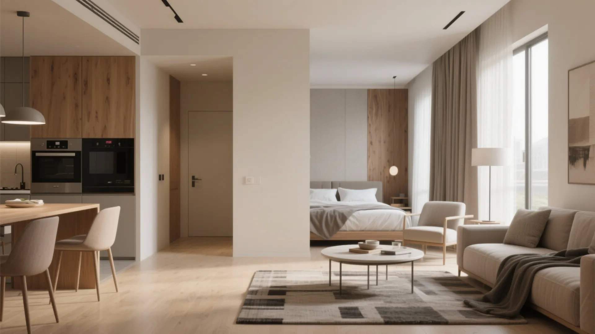 1. Open-plan living that still respects privacy