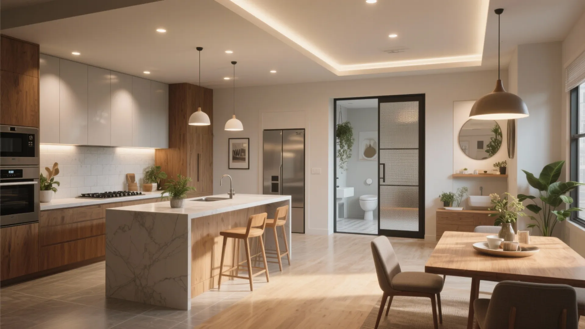 5. Zones and sightlines for open-plan efficiency