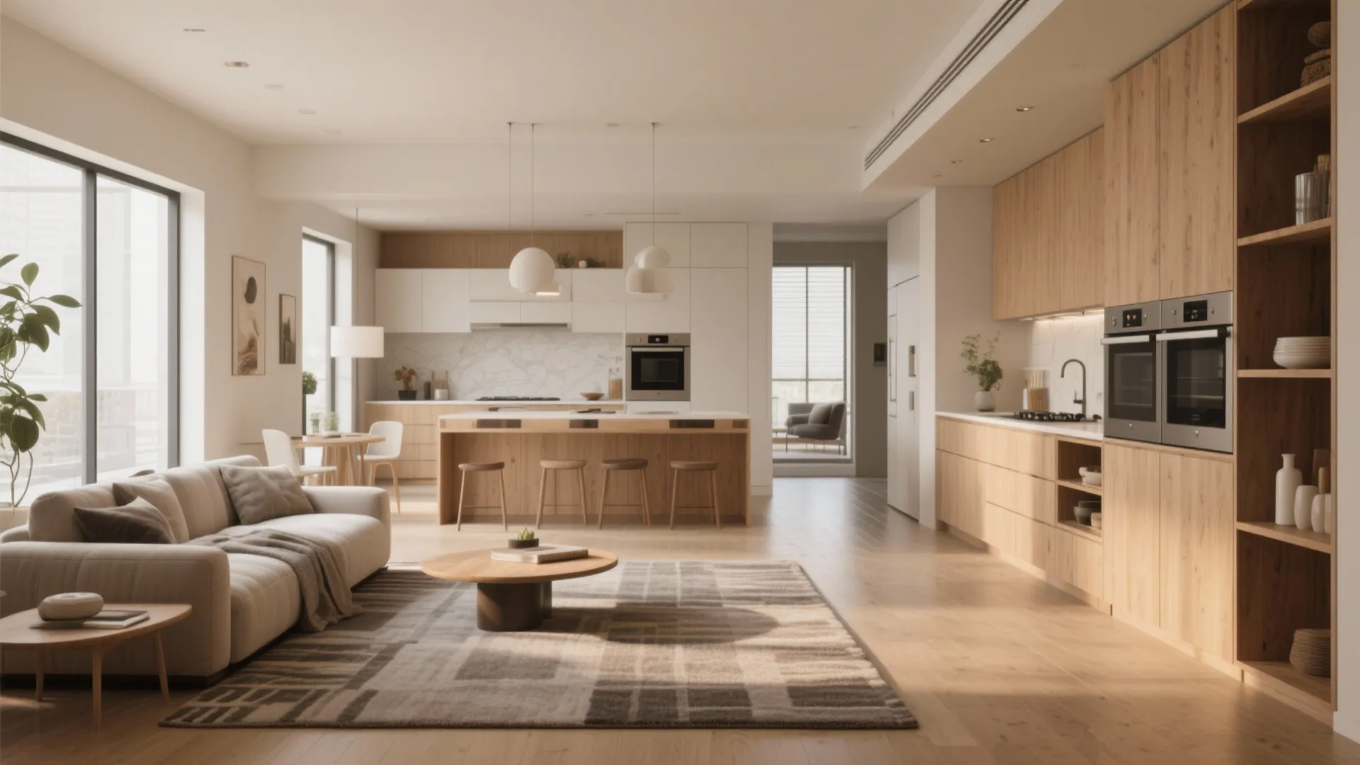 1. Open-plan living with aligned sightlines