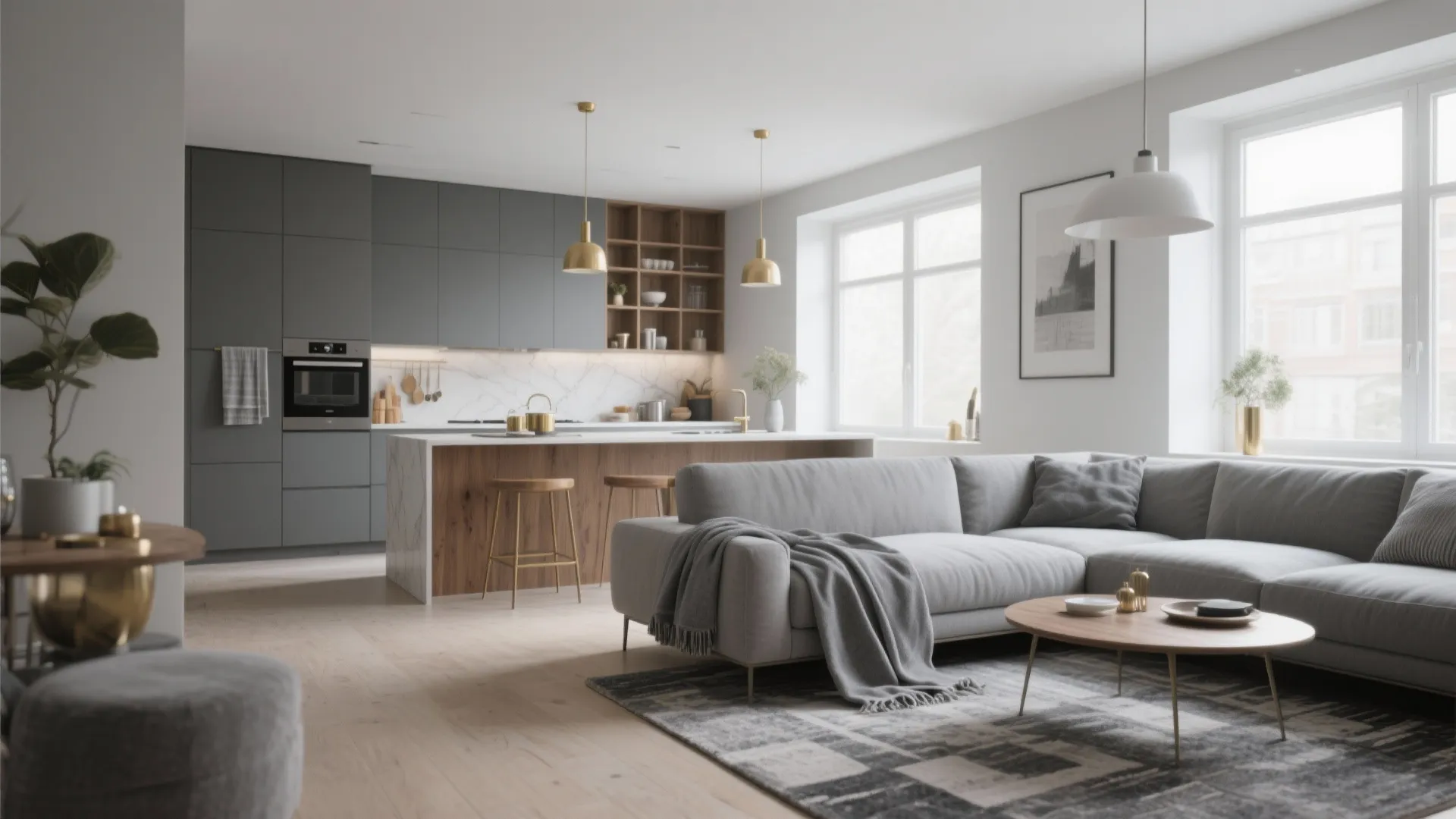 5. Coordinate Towels with Soft Furnishings for Open Plan Spaces