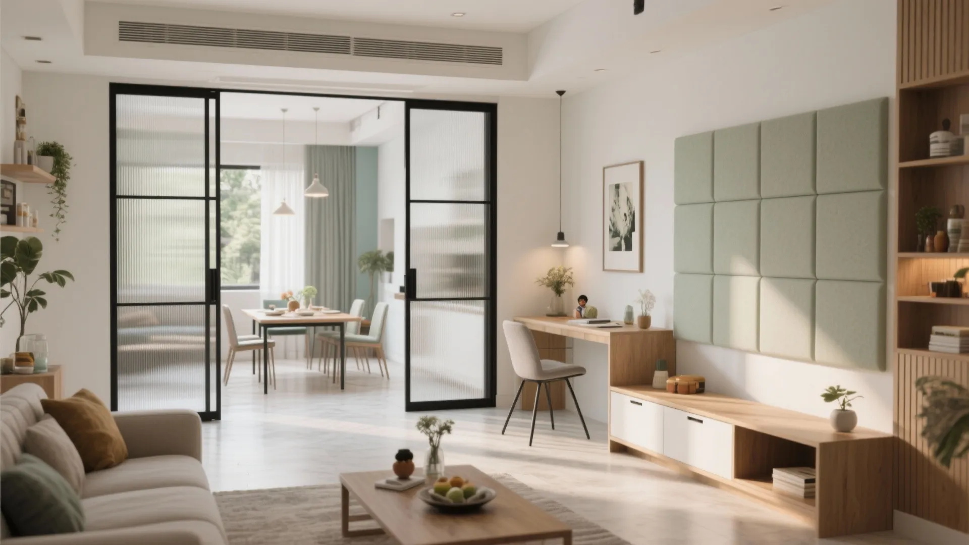 Open-plan living that still closes when needed