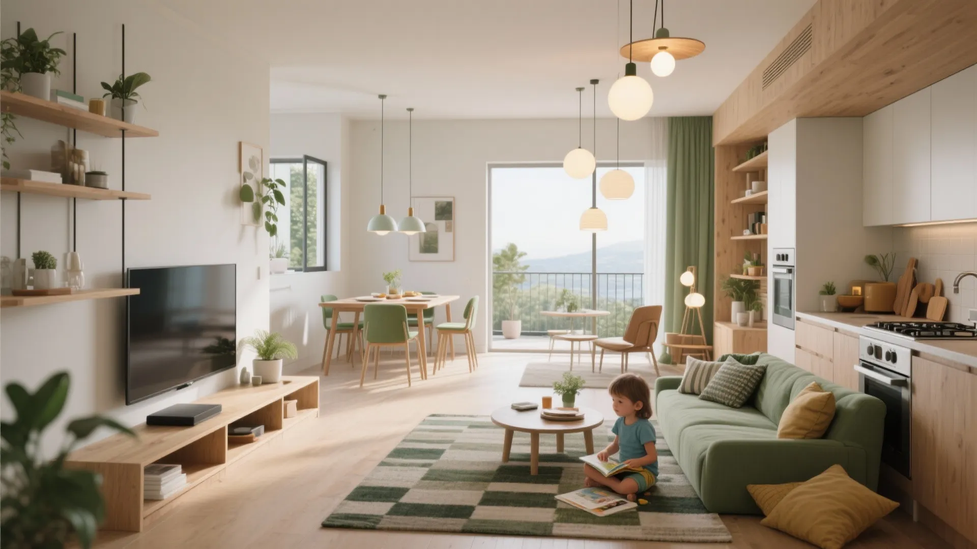 2. Open Plan Living with Zoned Areas