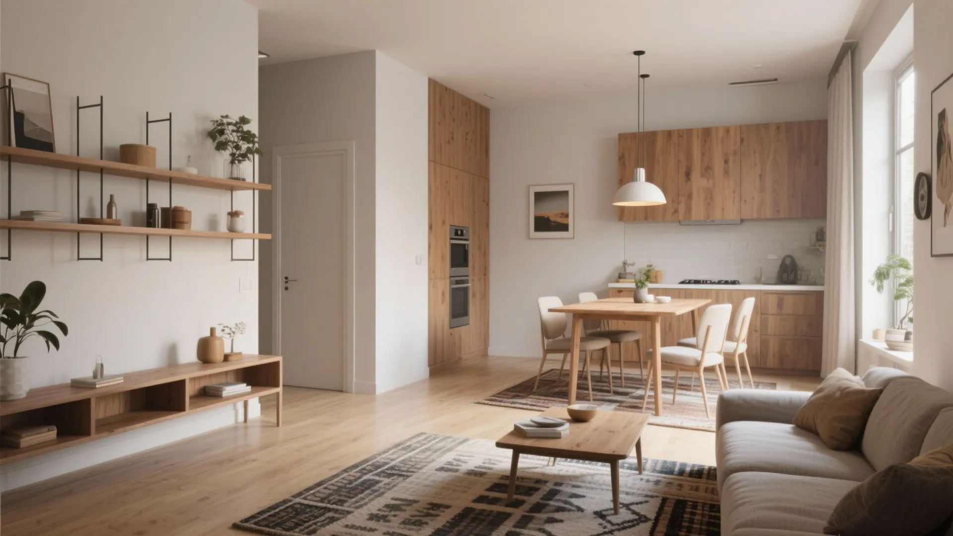 1. Open-Plan Living with Zoned Areas