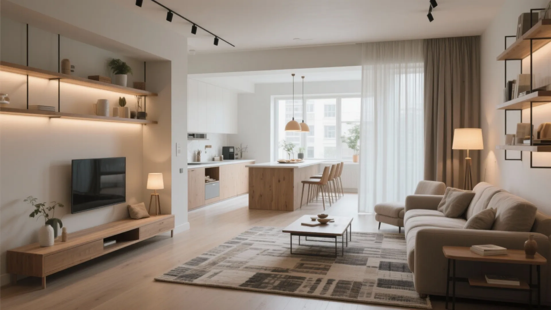 3. Open-plan living with zoned areas