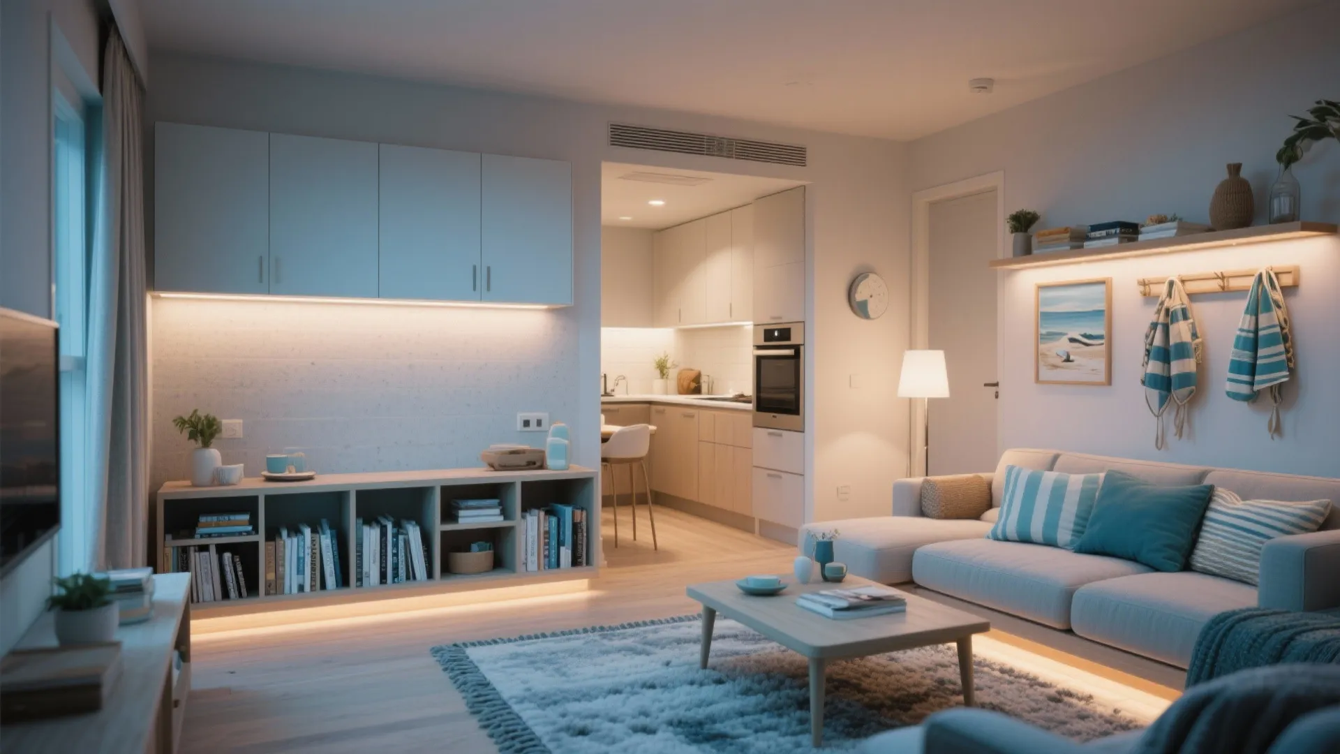 2. Open-plan living with zoned function