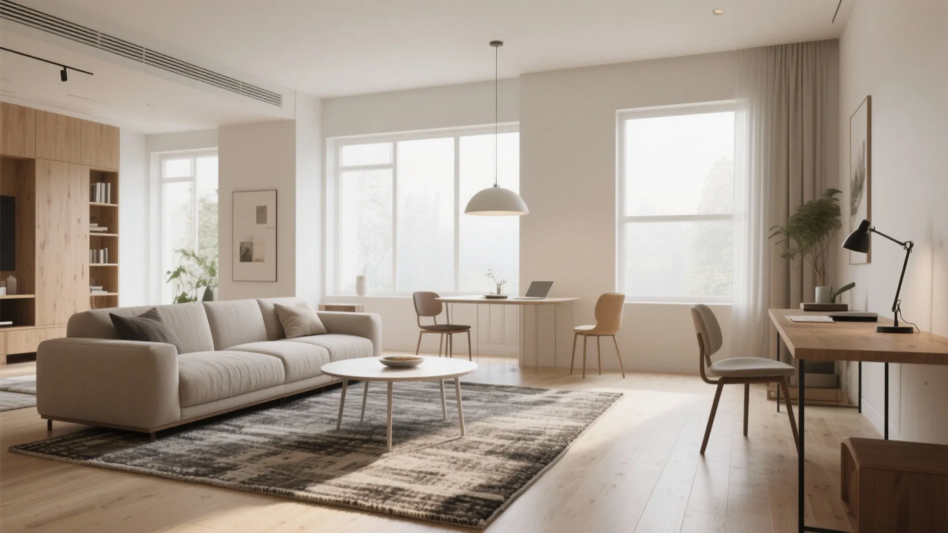 1. Open-plan living with zoned functions