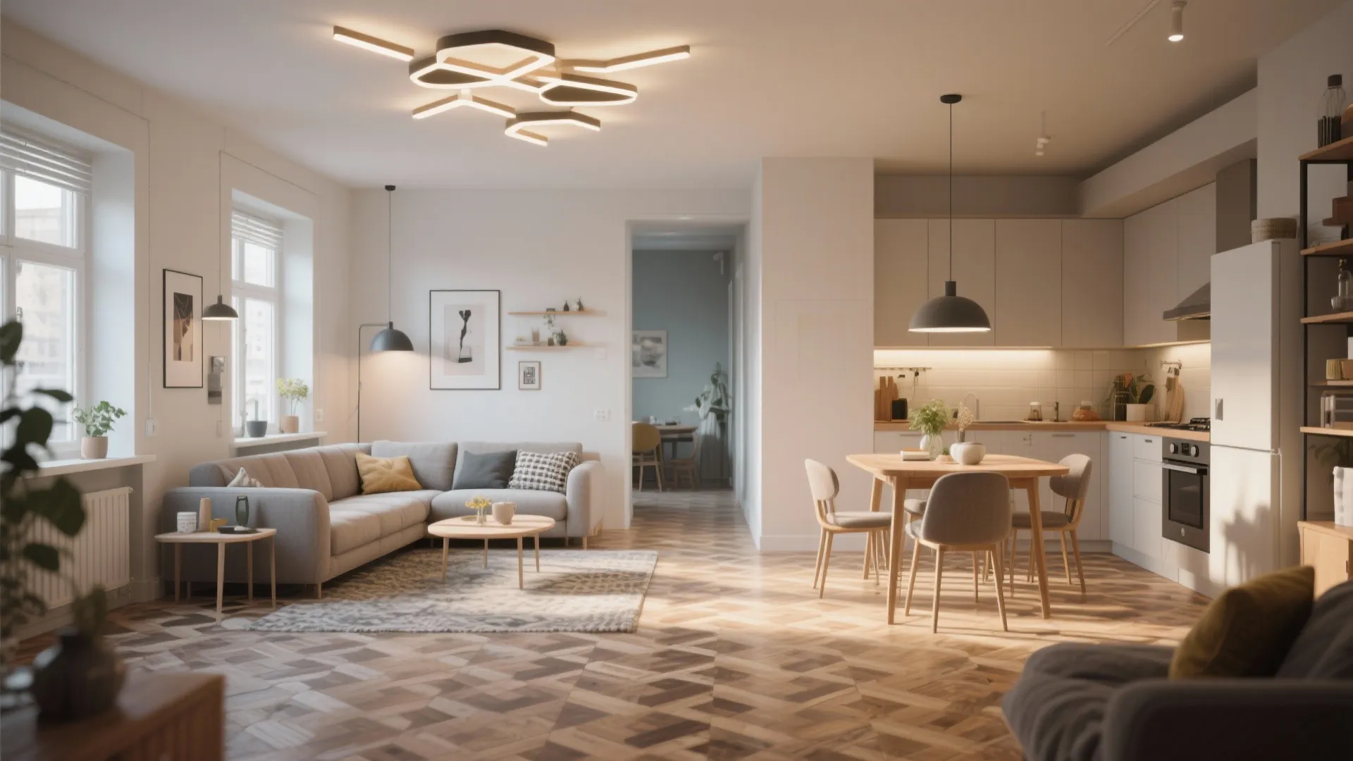 Open Plan Living with Defined Zones