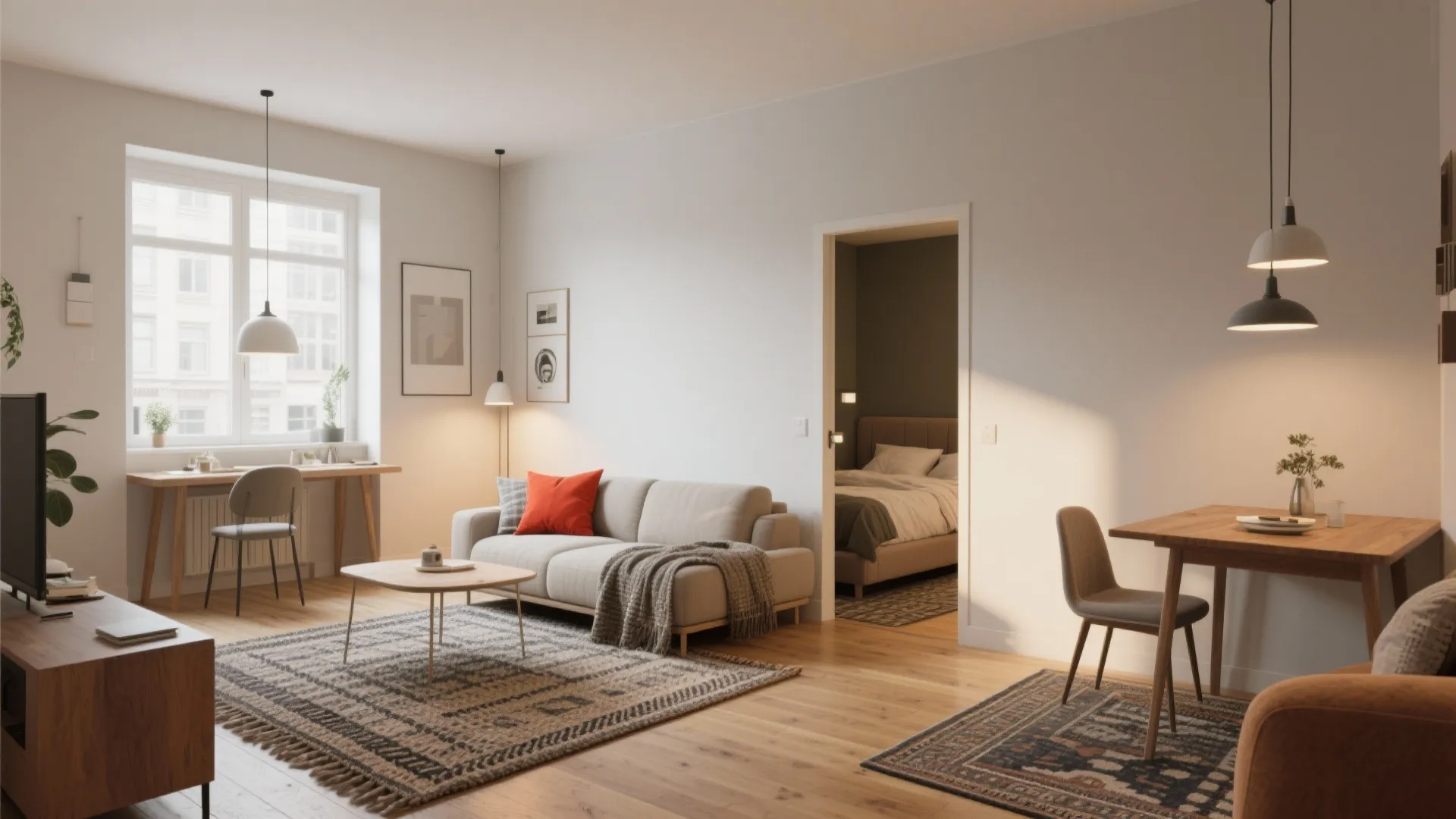 3. Open-plan living with defined zones