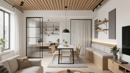 5 Living Room and Dining Room Partition Designs