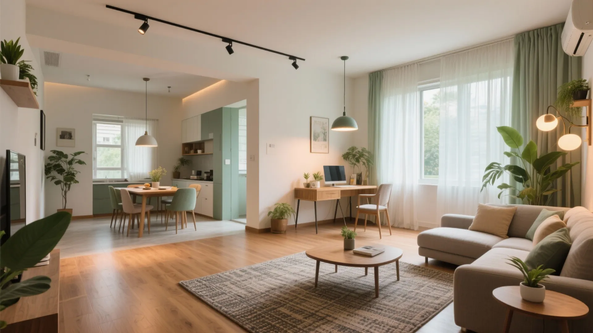 Smart zoning for open-plan living