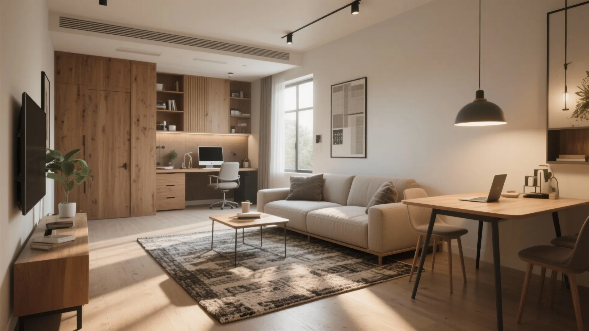 1. Open-plan living with defined zones