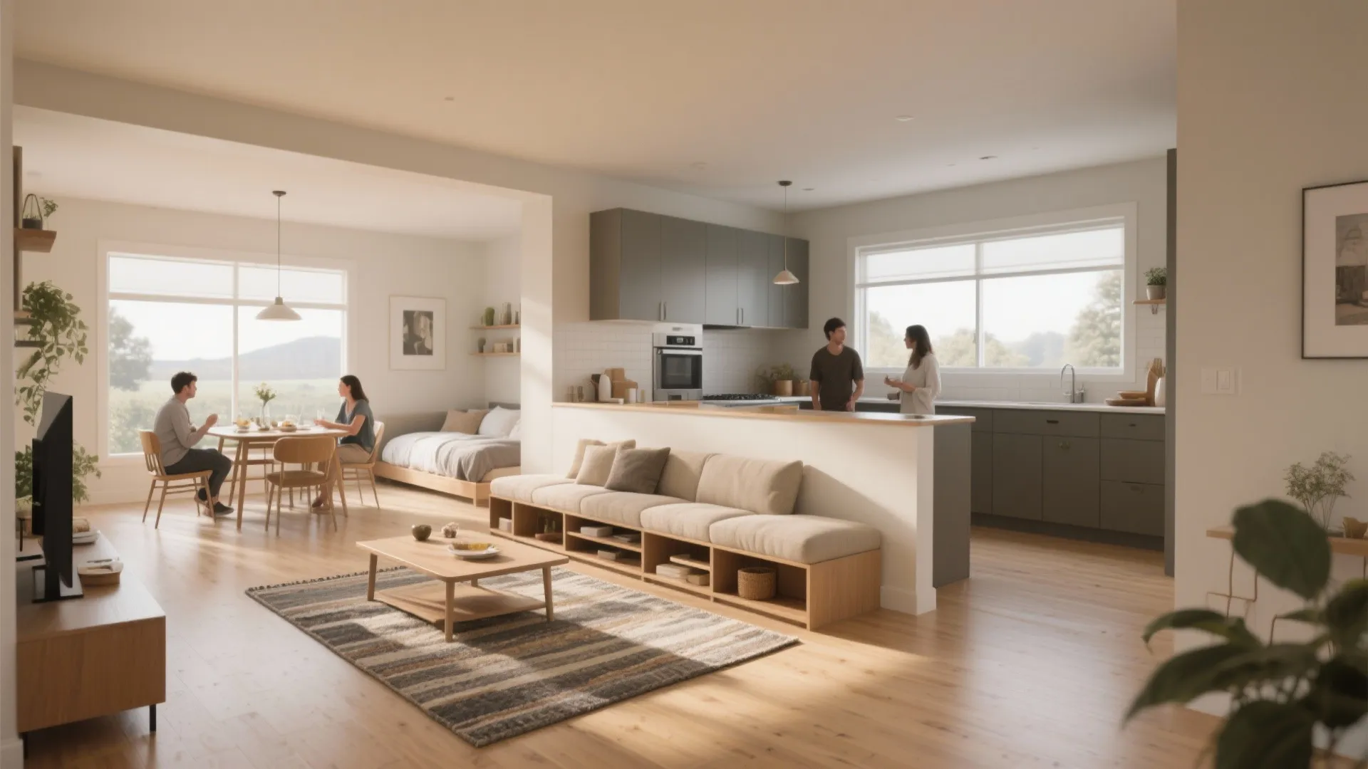 Open-plan Living with Defined Zones