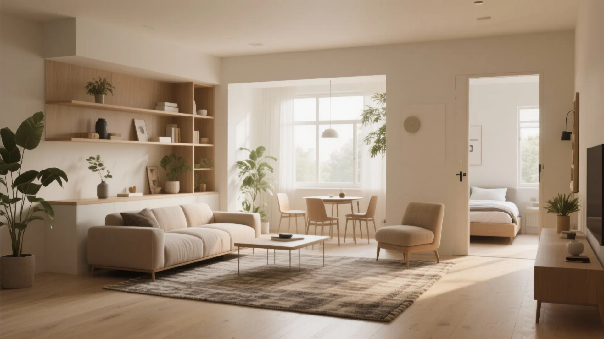 1. Open-plan living with zoned areas