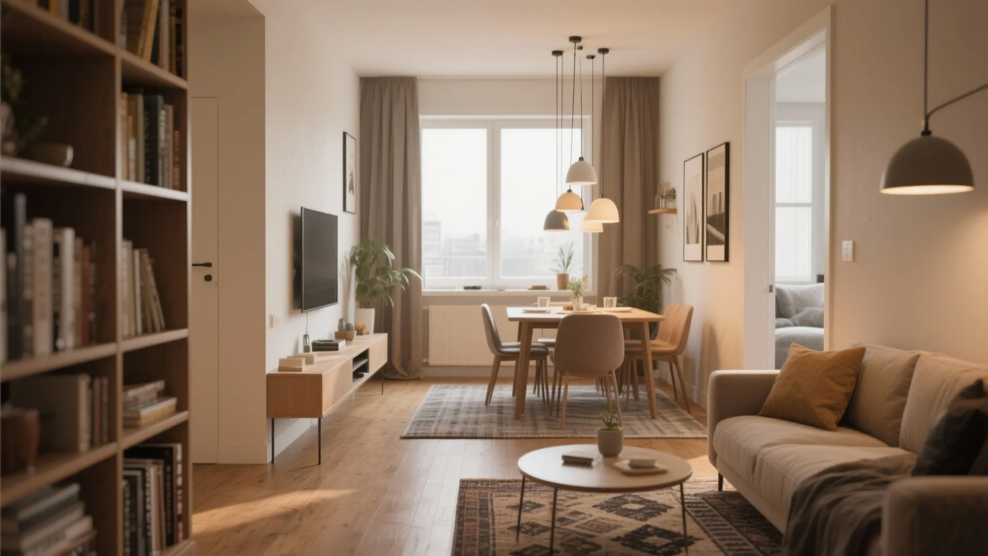 1. Open-plan living with defined zones