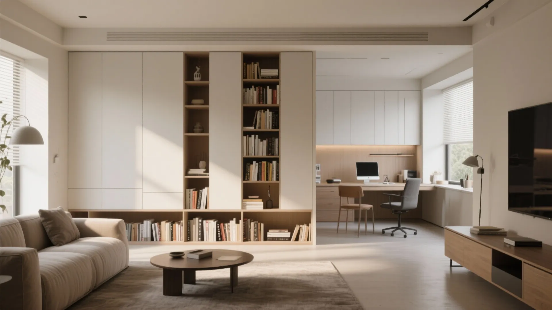 1. Open-plan living with defined zones