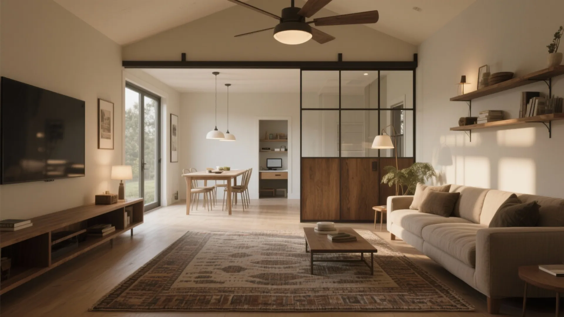 Open-plan Living with Zoned Areas