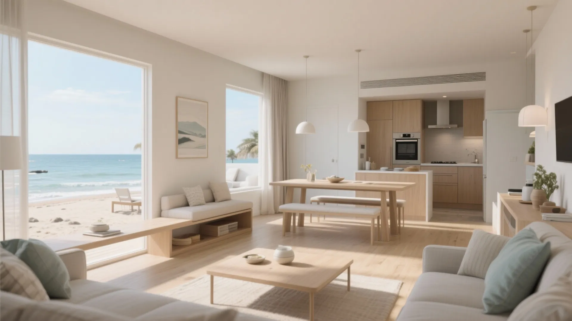 1. Open-plan living with defined zones