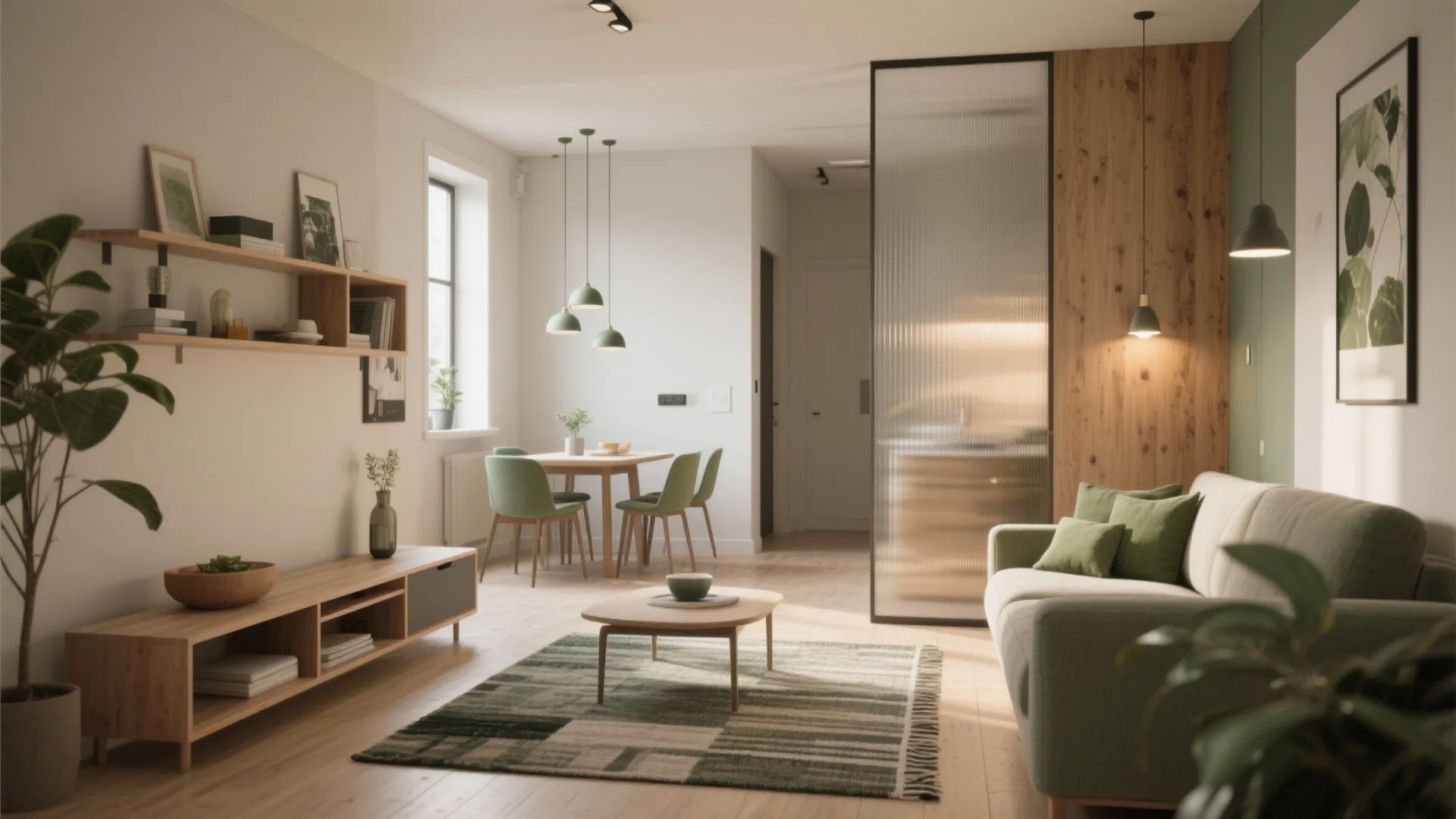 1. Open-plan living with defined zones