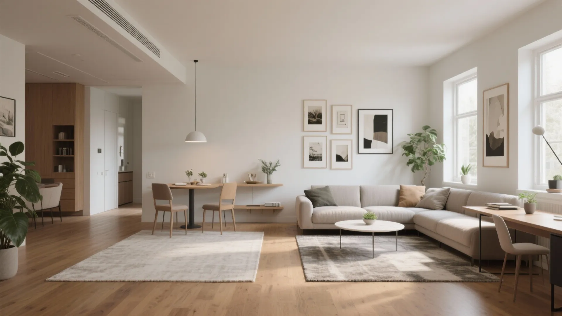 1. Open-plan living with defined zones