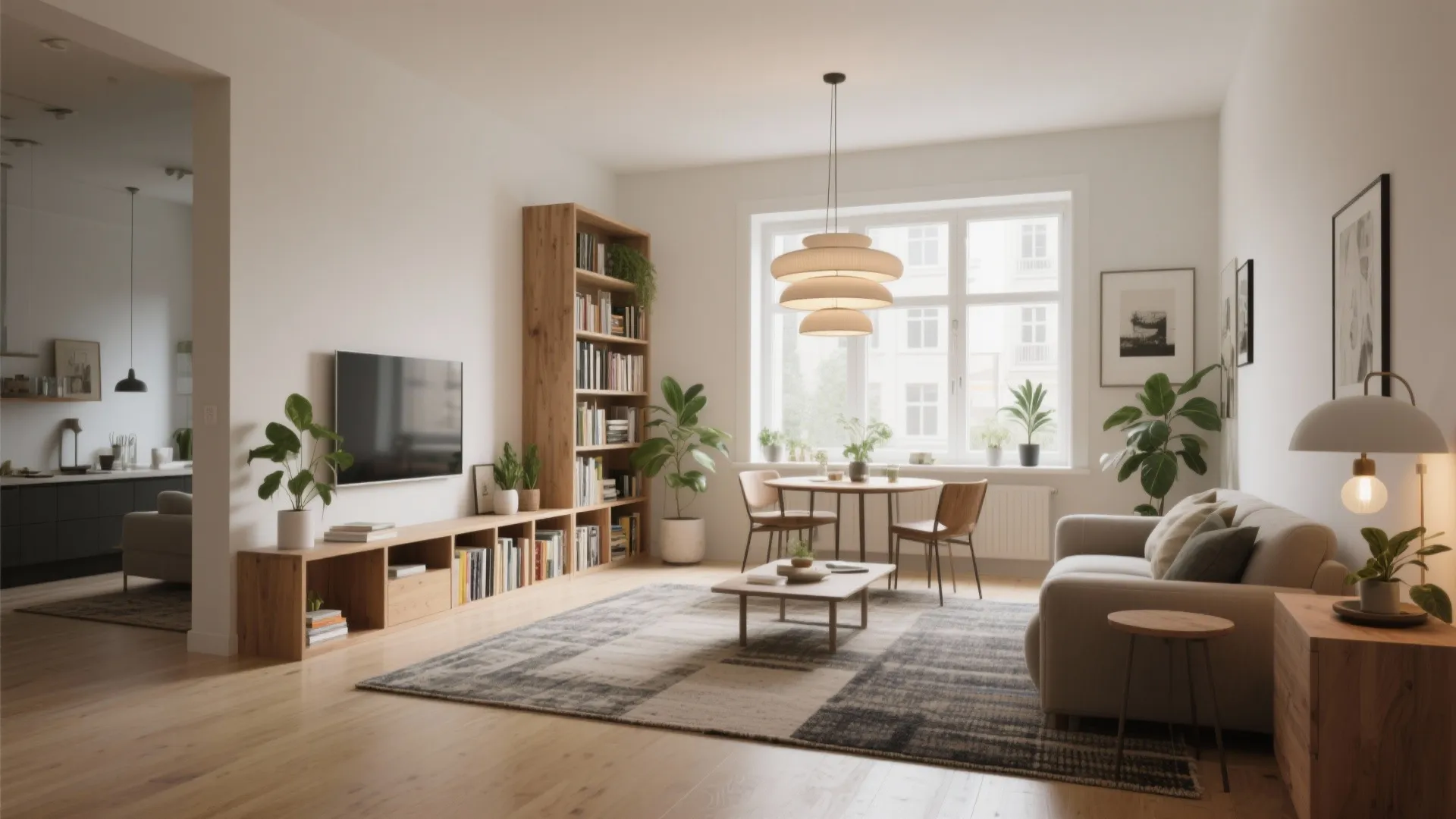 1. Open-plan living with defined zones