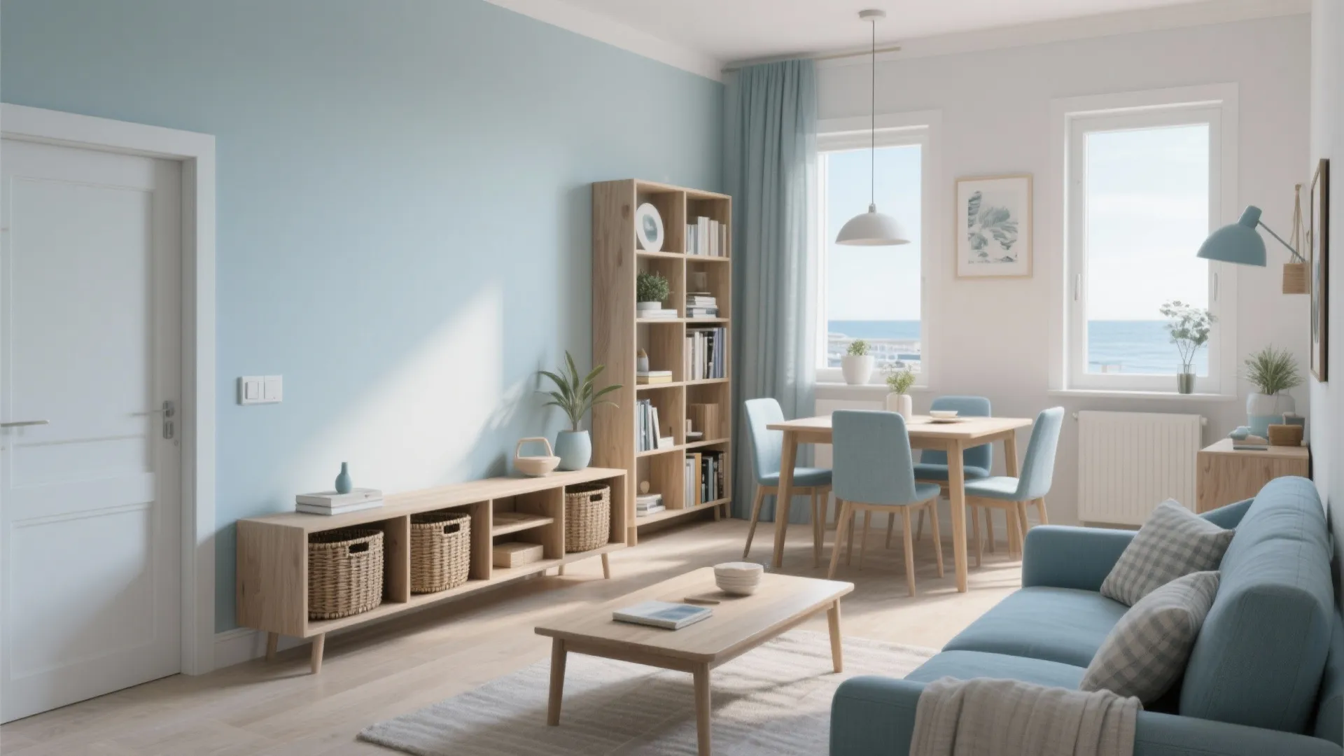 1. Open-plan living with defined zones