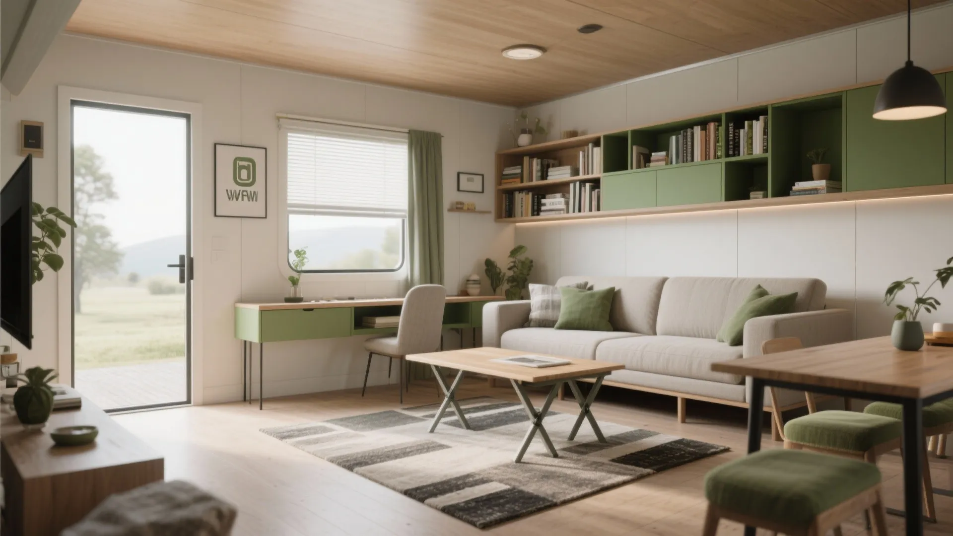 1. Open-plan living with defined zones