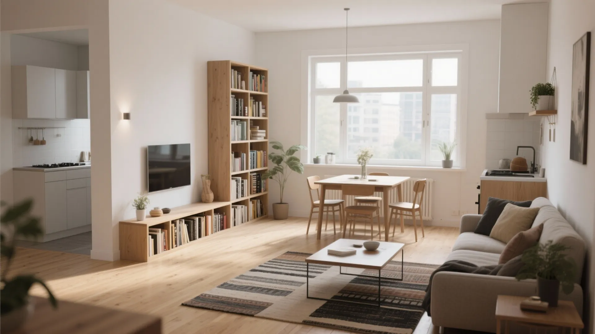 1. Open-plan living with defined zones