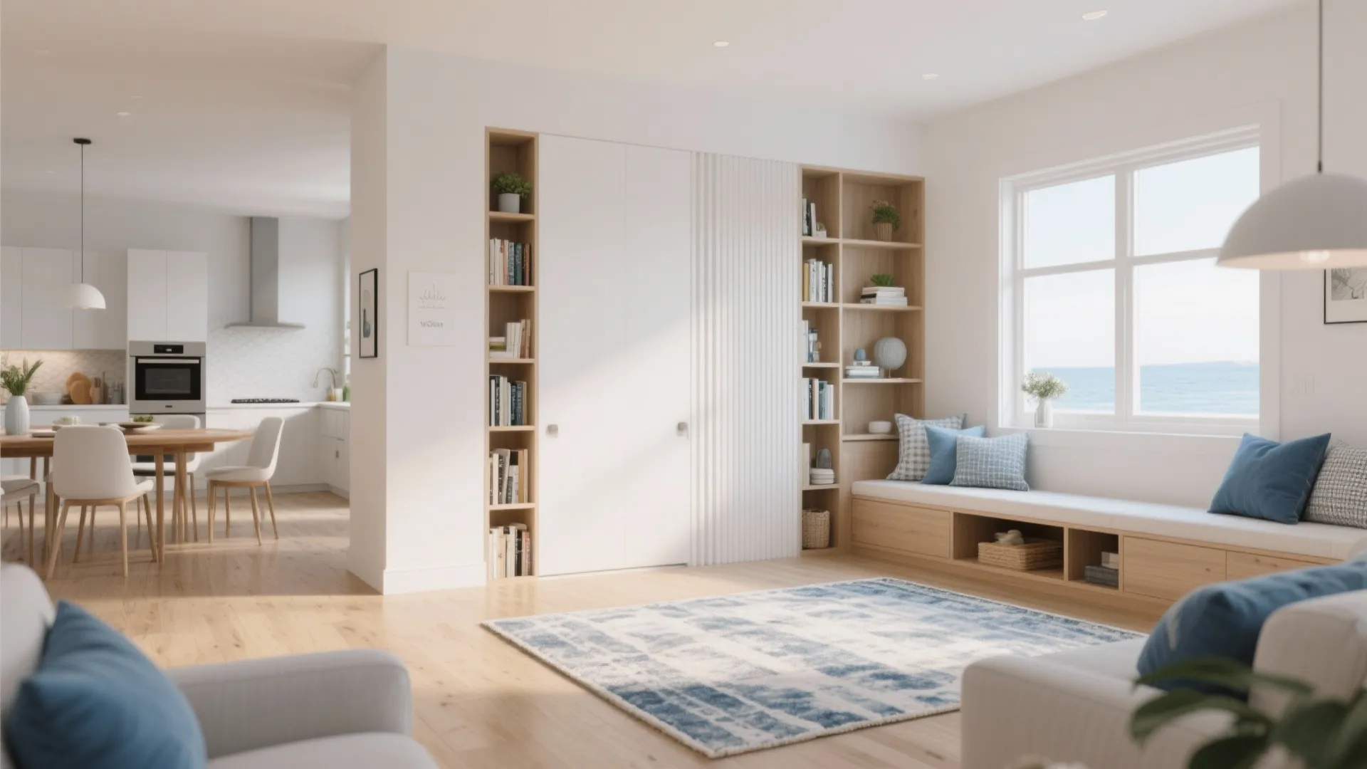 1. Open-plan living with defined zones