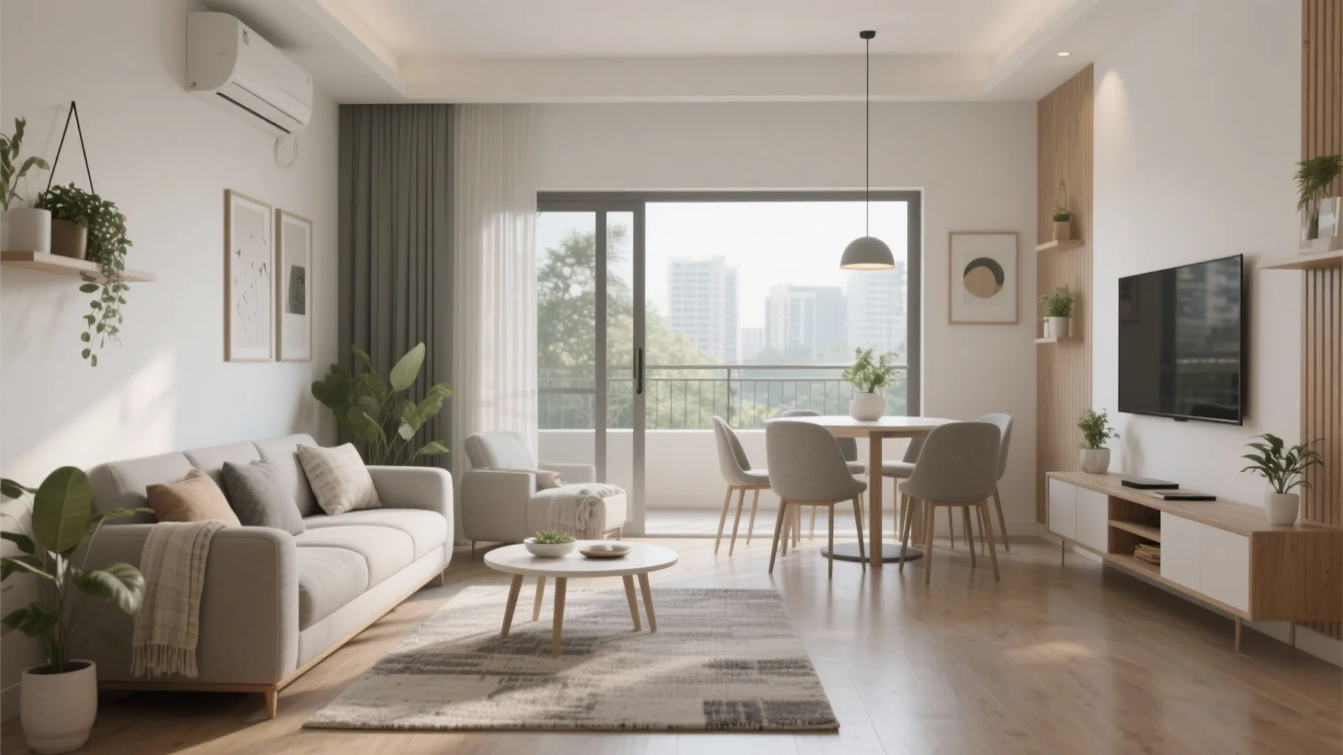 [Section: Inspiration 1] Open-plan living-dining zoning that works daily