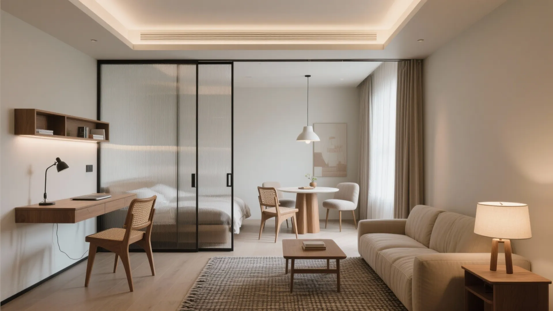 Flexible Open-Plan Zoning