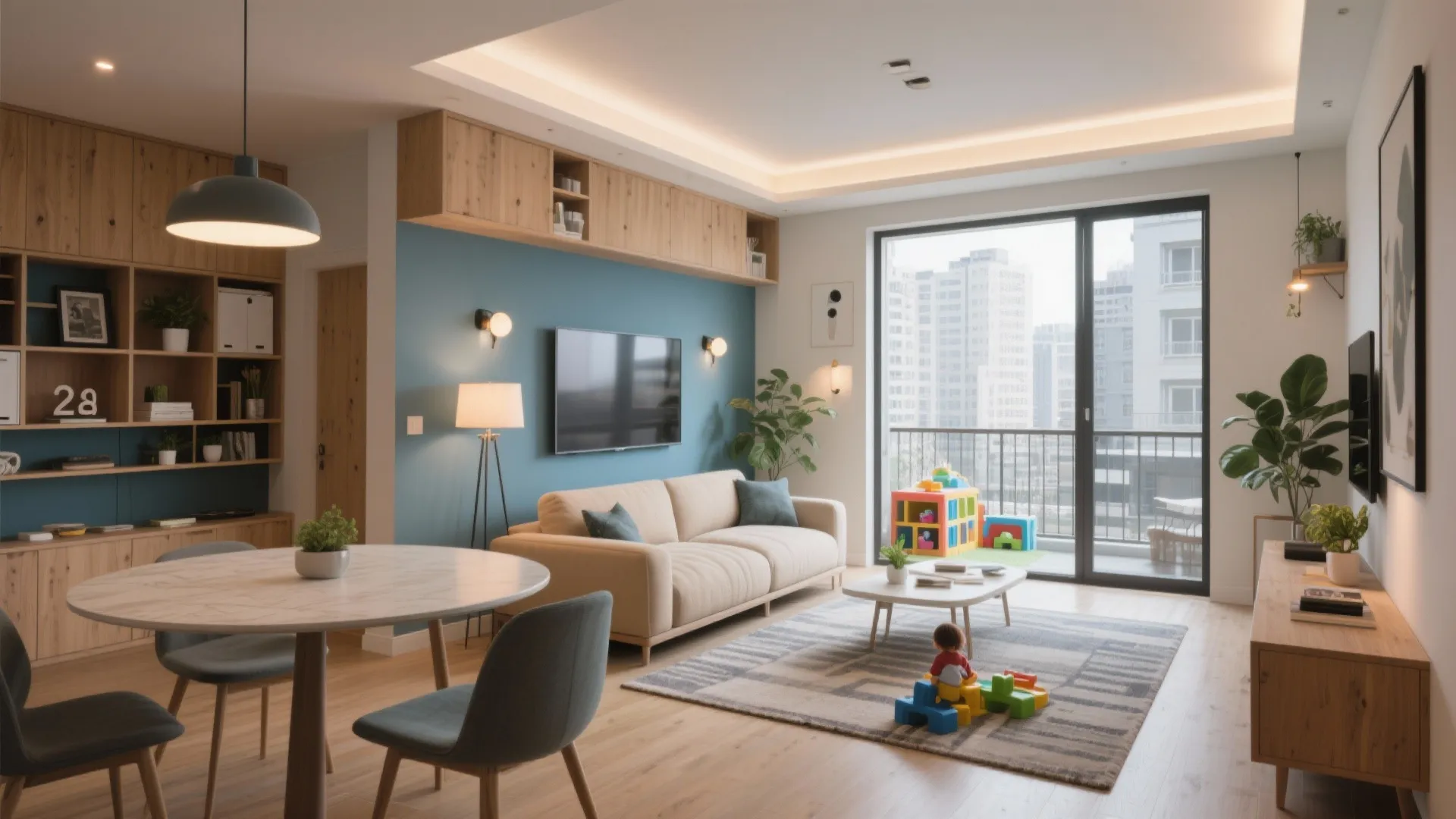 Open-Plan Living With Smart Zoning