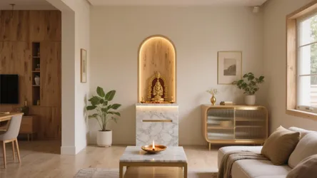 5 Open Pooja Room Designs That Elevate Small Homes