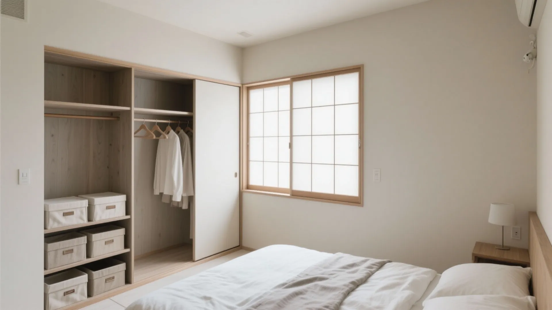 Tips 3: クローゼットは“見せる収納”を一部導入｜収纳技巧の効率化