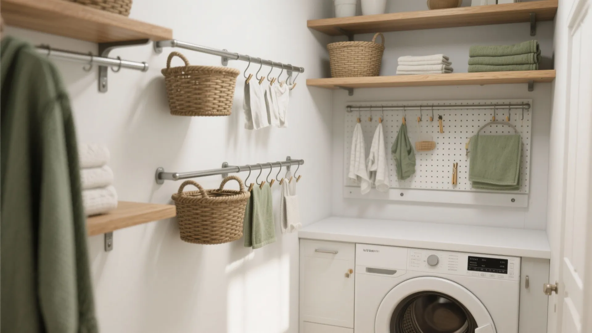Open Rails, Baskets, and Pegboards