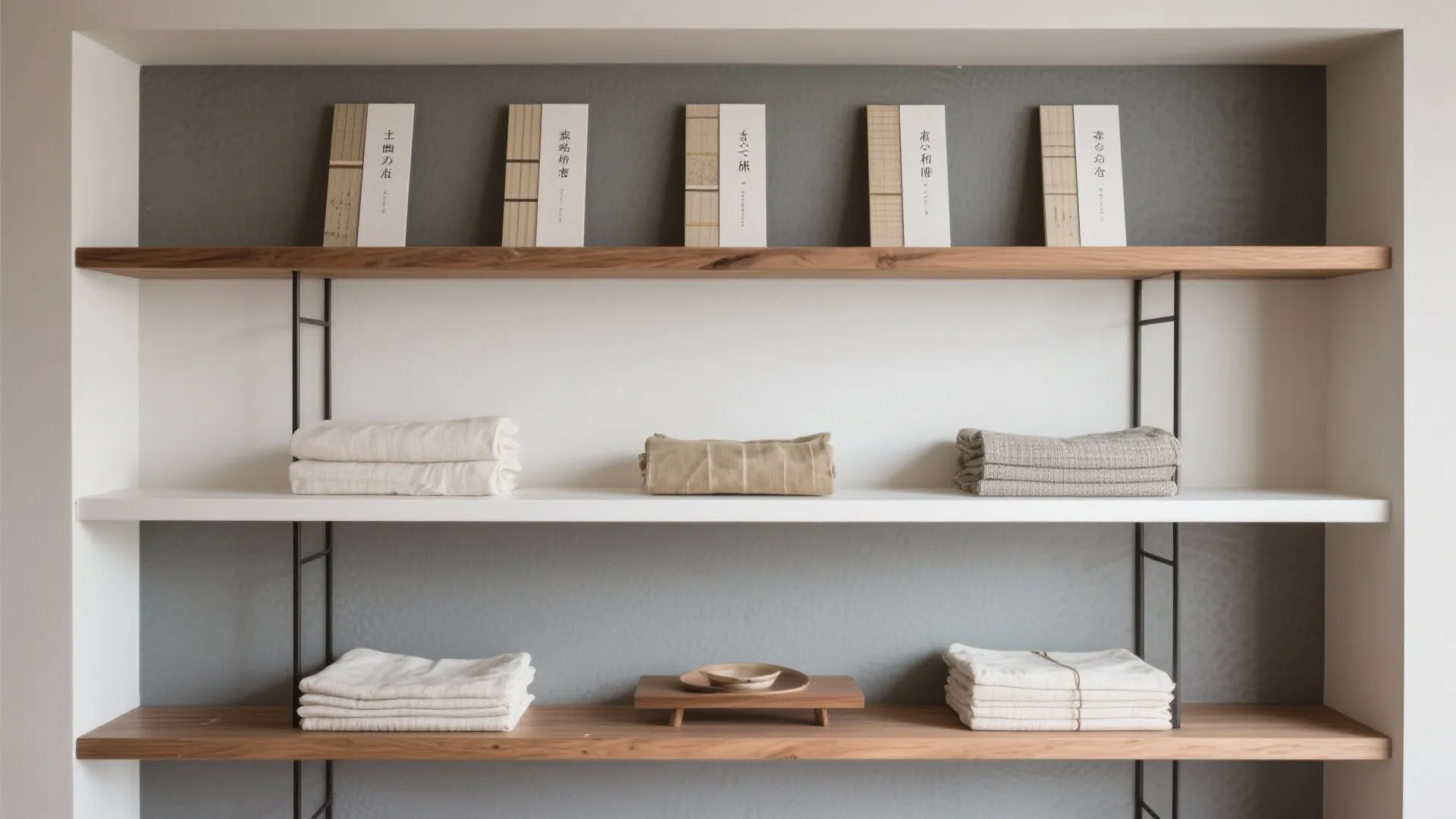 “見える収納”は3色まで：日式風格で視界ノイズを削減